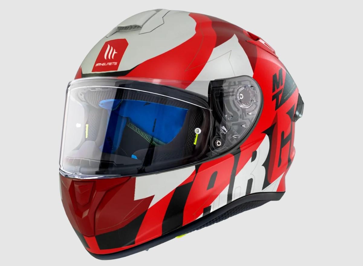 Мотошлем MT HELMETS TARGO PRO Biger C5 S Matt Pearl Red (26280)
