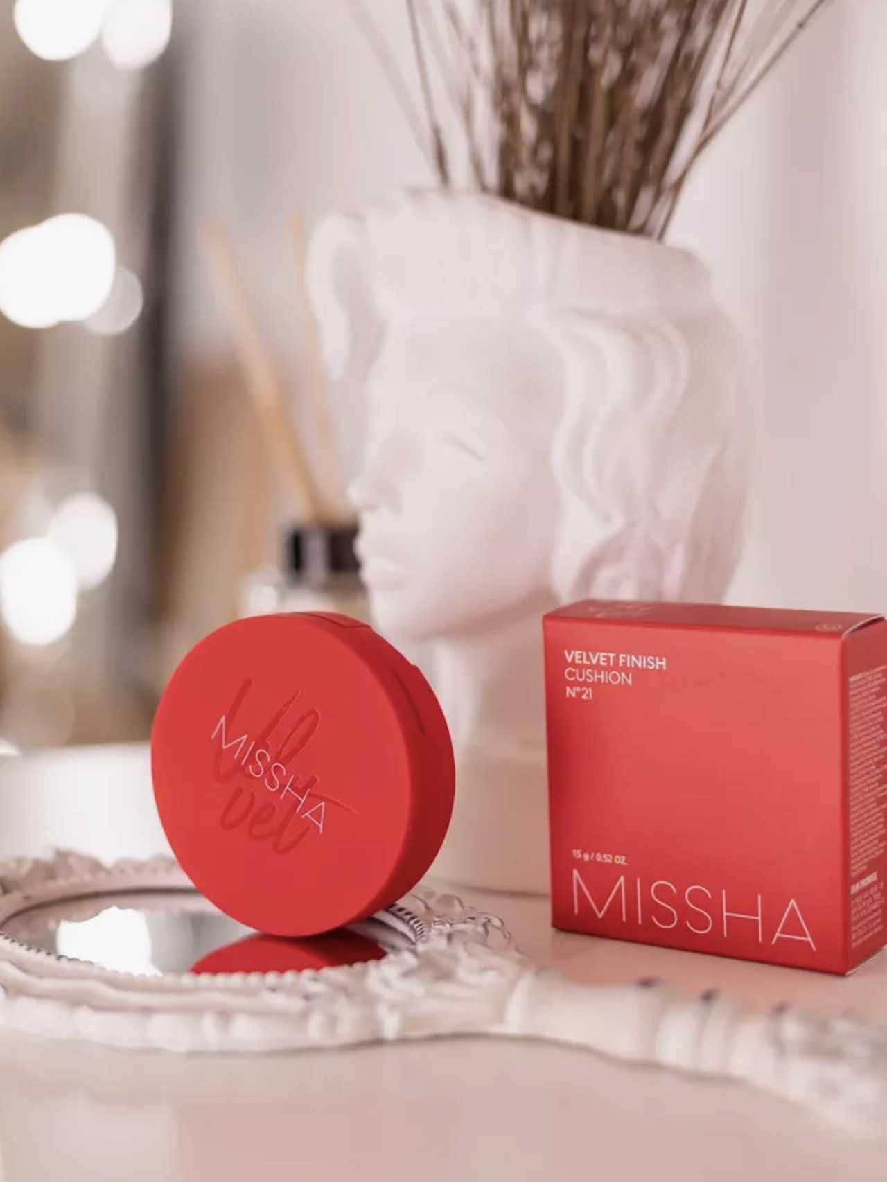 Тональний крем-кушон MISSHA Velvet Finish Cushion SPF50+/PA+++ тон 21