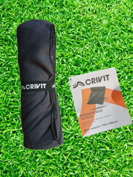Рушник спортивний Microfibre Towel Crivit 130x80 см Сірий Рушник спортивний Microfibre Towel Crivit 130x80 см Сірий