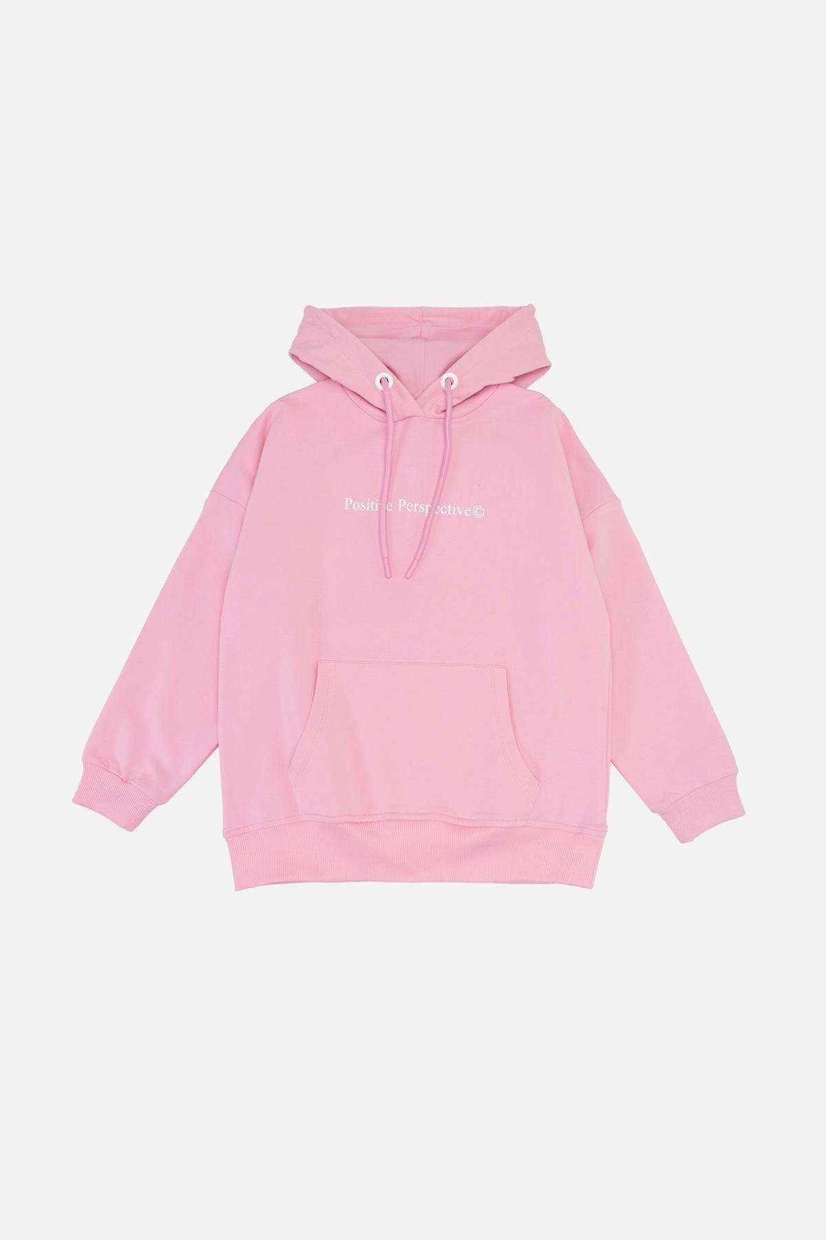 Худи для девочки ЦБ-00268913 134 см Розовый (28576653)