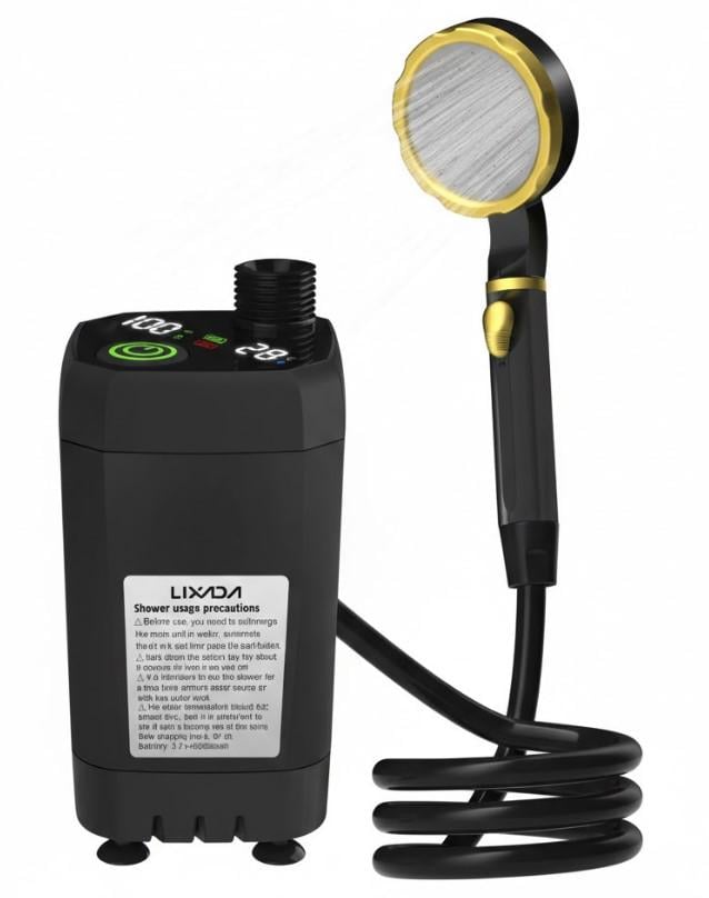 Душ портативный душ Lixada 6000 mAh с аккумуляторным насосом IPX8 (2104619043)