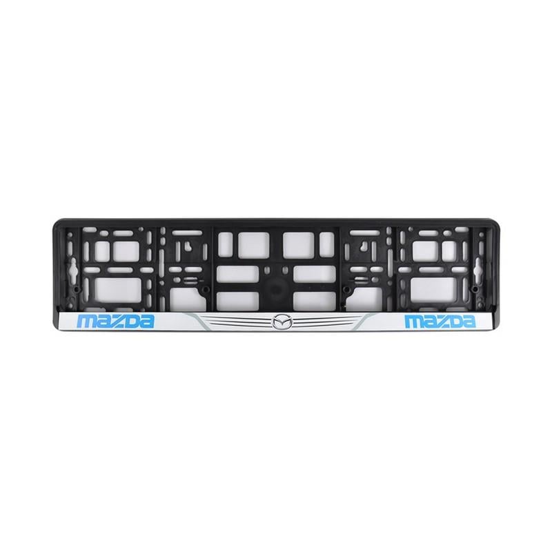 Рамка номерного знака CarLife для Mazda Черный (NH131)