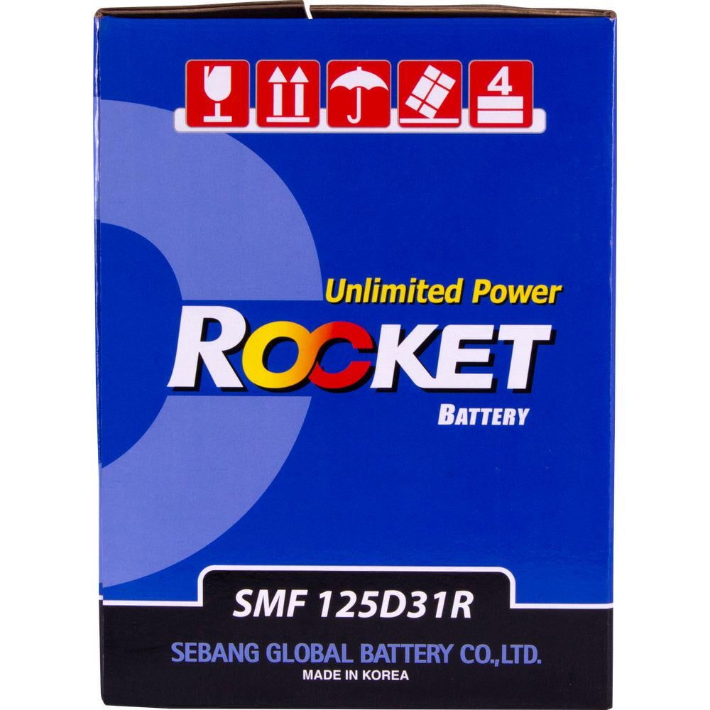 Аккумулятор автомобильный Rocket Japan SMF 125D31R 6СТ-100 Ah 830 A CCA (58174) - фото 4