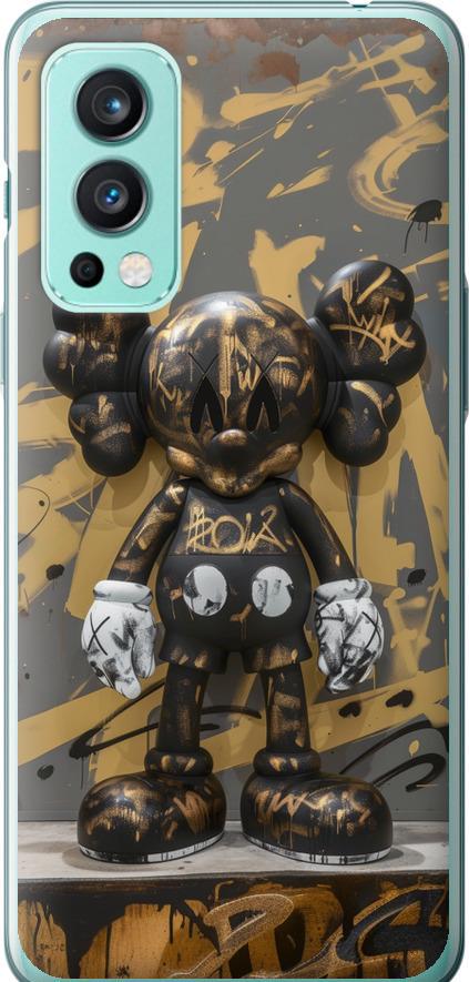 Чехол на OnePlus Nord 2 Bronze kaws (6097u-2468-42517)