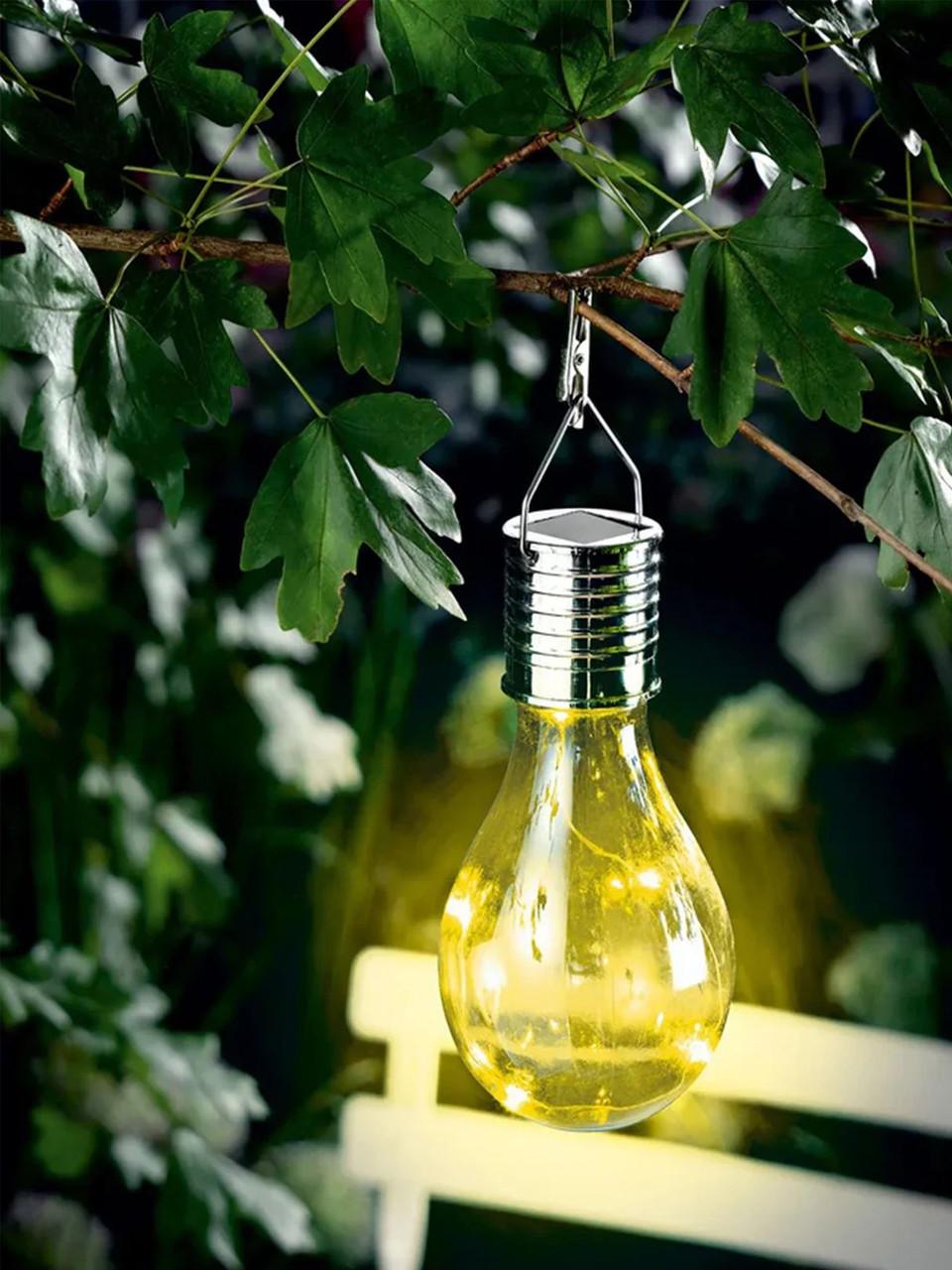 Светильник солнечный Livarno Home LED декоративный 15 см Желтый (2833072154)