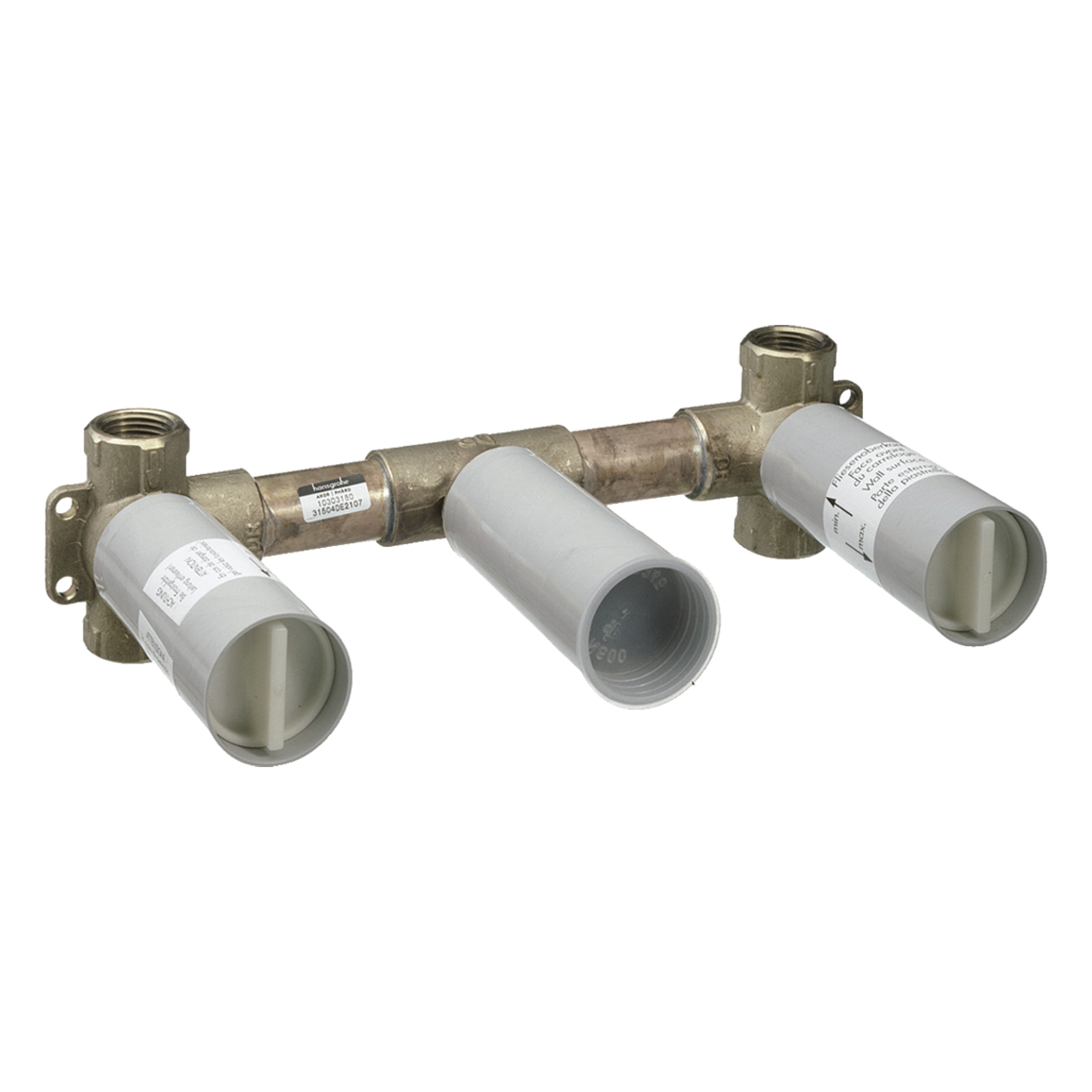 Скрытая часть смесителя Axor на 3 отверстия для раковины (10303180)