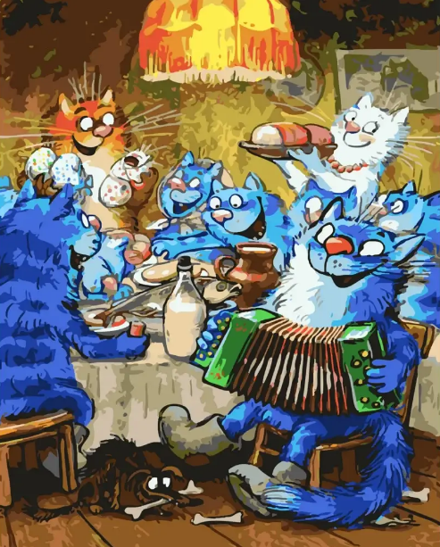 Картина по номерам Strateg Разгуляй 40x50 см (SY6364)