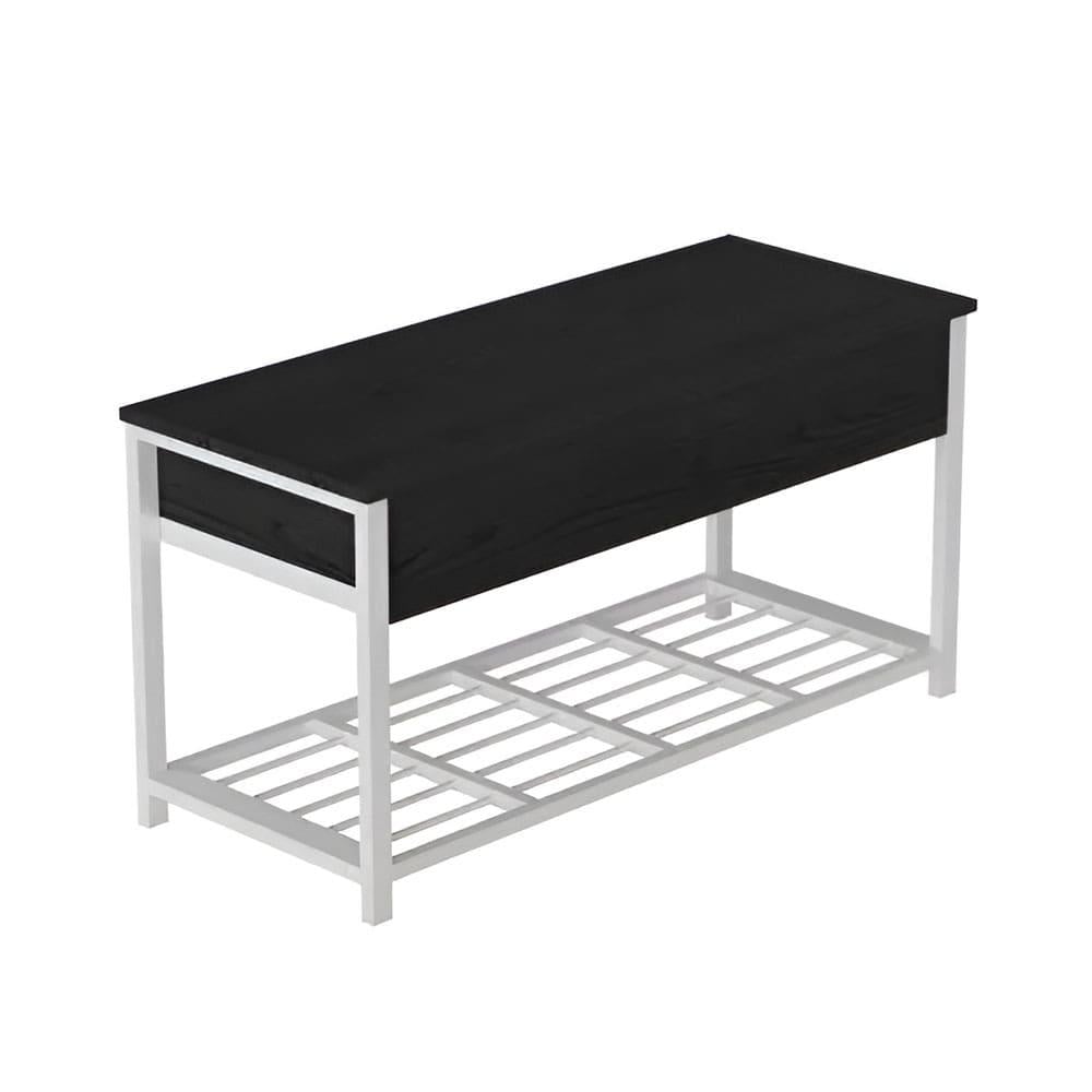 Банкетка с ящиком Ferrum-decor Дрейк 2 металл/ДСП 16 мм 550x1200x400 мм Белый/Сосная Кембра (FRD-103075) Банкетка с ящиком Ferrum-decor Дрейк 2 металл/ДСП 16 мм 550x1200x400 мм Белый/Сосная Кембра (FRD-103075)