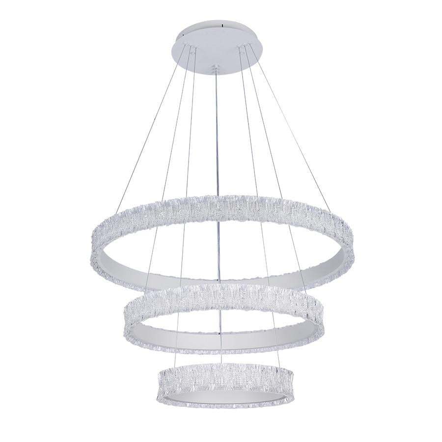 Люстра LED 7875127 400/600/800 WH 94W с пультом Белый