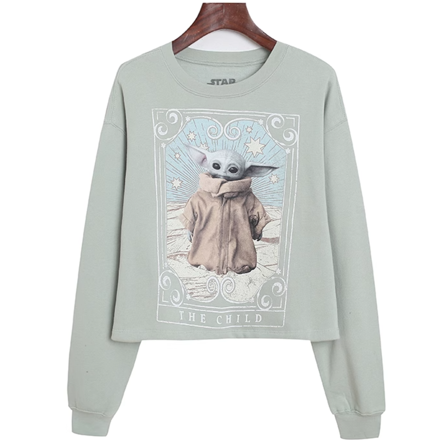 Свитшот женский Kohl's Star Wars с малышом Йодой XL Голубой Свитшот женский Kohl's Star Wars с малышом Йодой XL Голубой