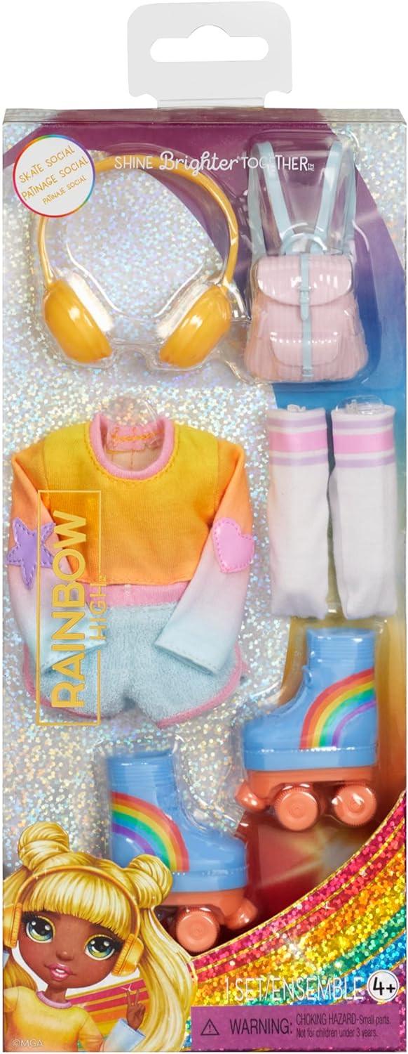 Набір одягу Rainbow High Fashion Pack Skate Social Скейтерська вечірка (RH068)