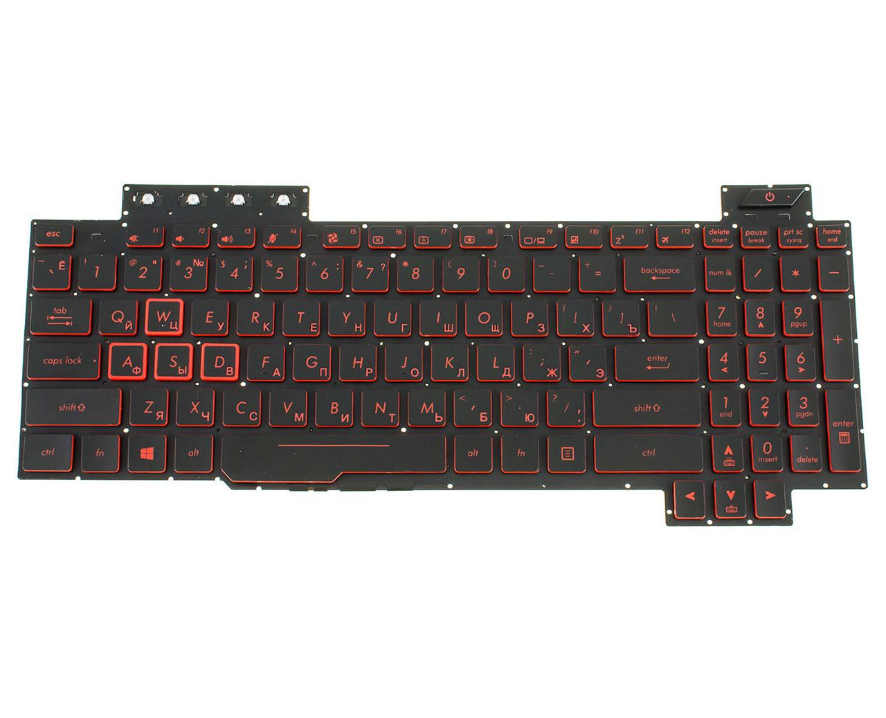 Клавиатура для ноутбука Asus FX505GU подсветка клавиш (0KNR0-661PRU00)