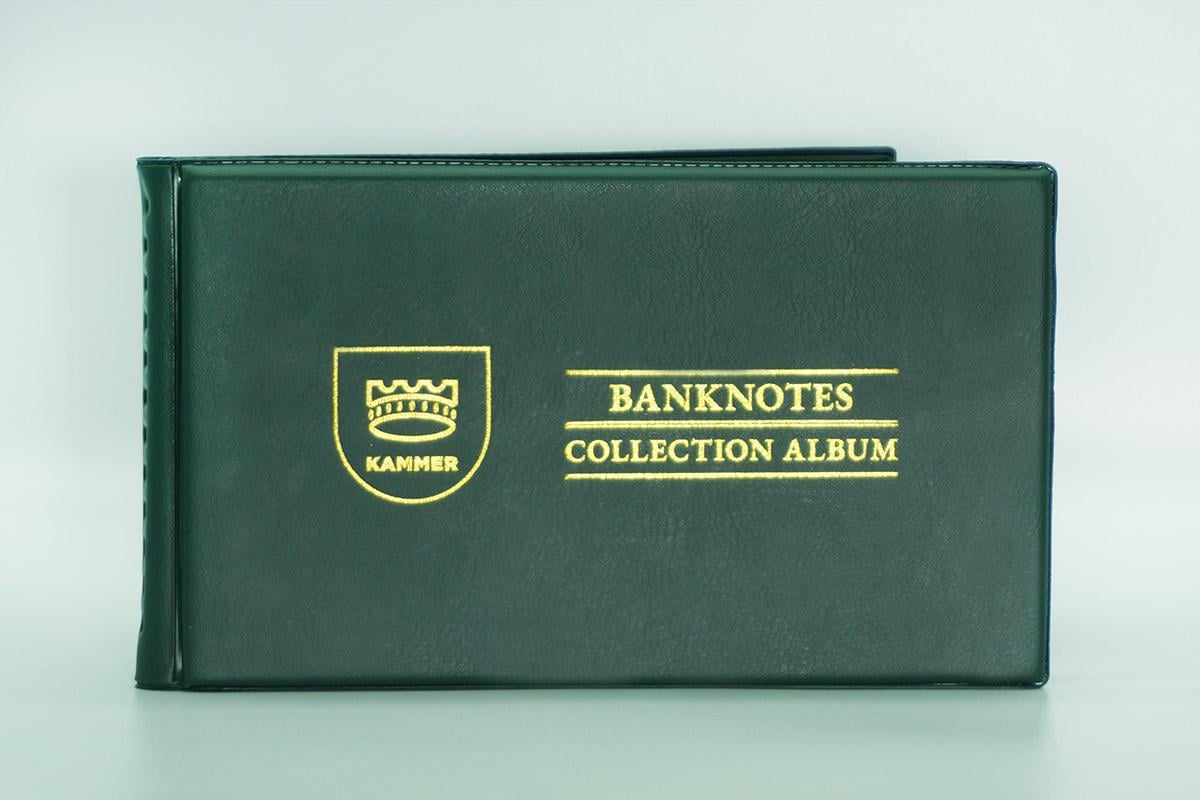 Альбом Kammer Smart-T 2024 для хранения 40 банкнот Зеленый