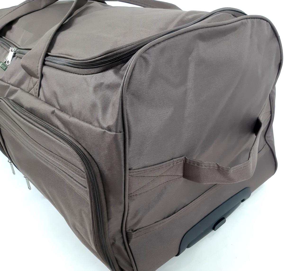 Cумка дорожная Fly 130 л 86х40х40 см Коричневый (1094649919) - фото 8