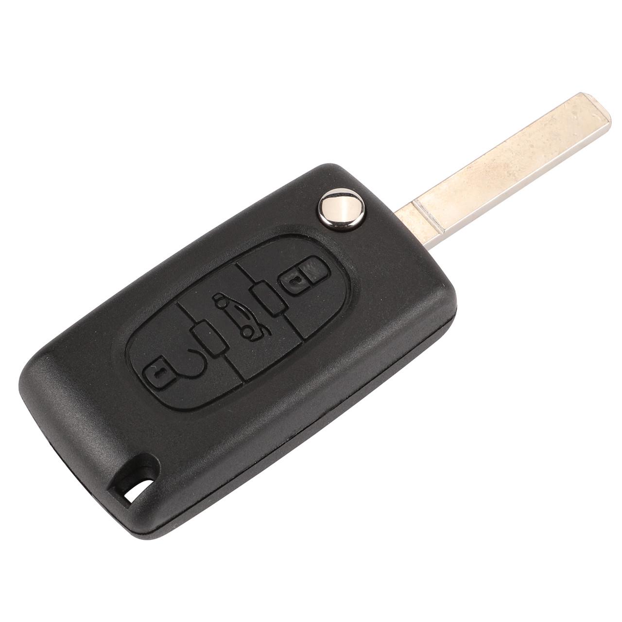 Чехол ТПУ для ключа Citroen C1/C2/C3/C4/Jumpy/Xsara Черный (2197195118)