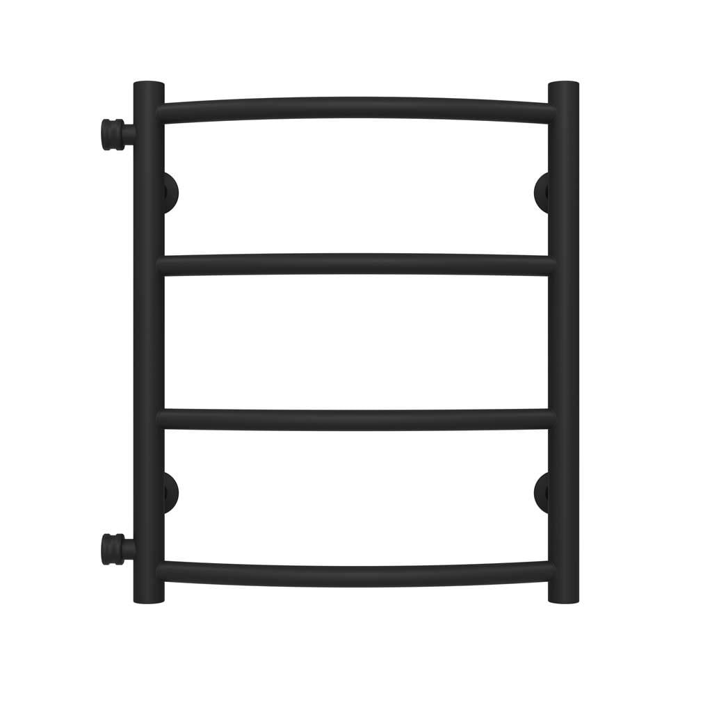 Рушникосушарка водяна Deffi Класік П4 бокове ліве підключення нержавіюча сталь 400х500 мм Чорний (C.DK.50.40.4.B.B)