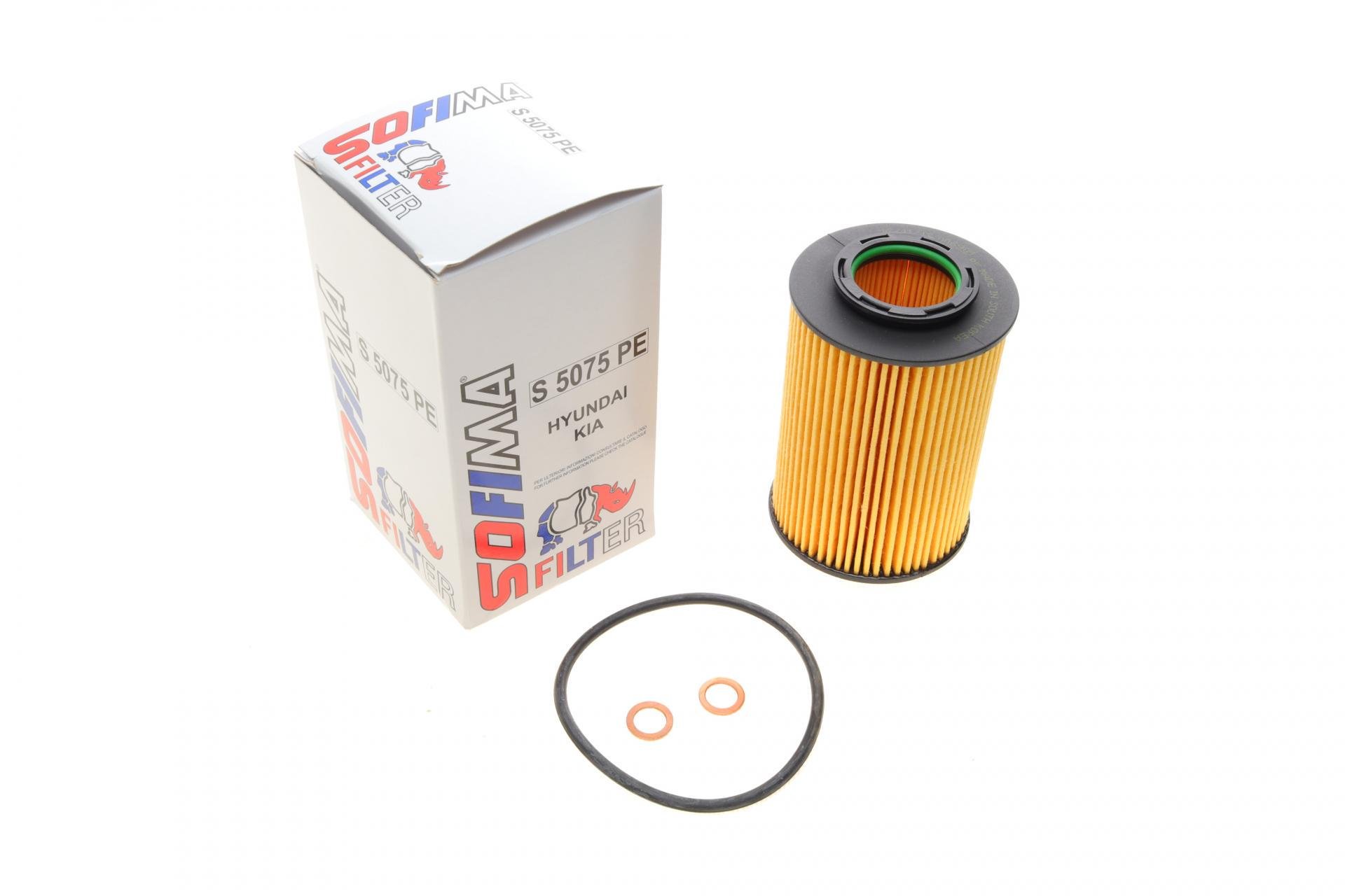 Фільтр масляний SOFIMA для Hyundai Tucson/Kia Sportage 2,0 CRDi 06- (S 5075 PE)