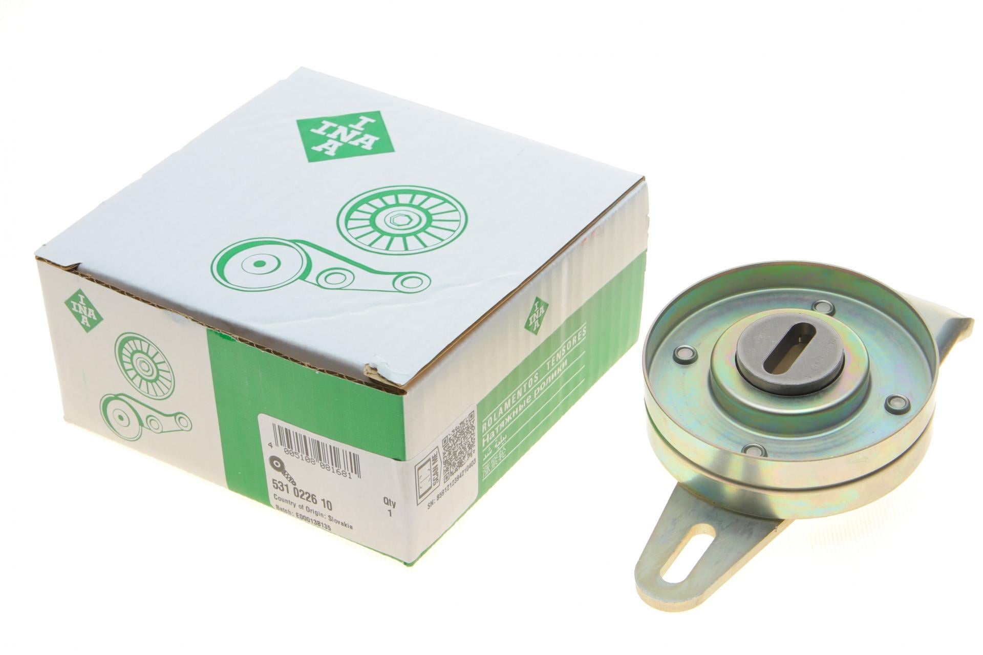 Ролик генератора INA Peugeot Boxer 2.5D/TD 94- натяжной 93,5х26 мм (531 0226 10 INA)