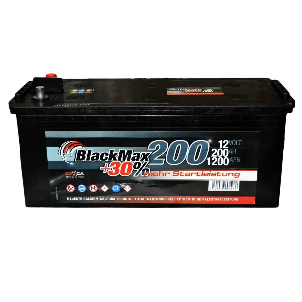 Аккумулятор автомобильный BlackMax 6СТ-200 Ah АзЕ 1200A EN BТ5077 (23068)