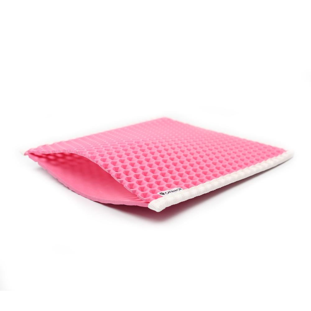 Коврик двухслойный Cat in Box для мисок и кошачьих лотков EVA 33x30 см Розовый - фото 1 Коврик двухслойный Cat in Box для мисок и кошачьих лотков EVA 33x30 см Розовый - фото 1