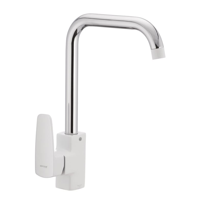 Смеситель для кухни MIXXUS Missouri 014-G Белый (MI0595)