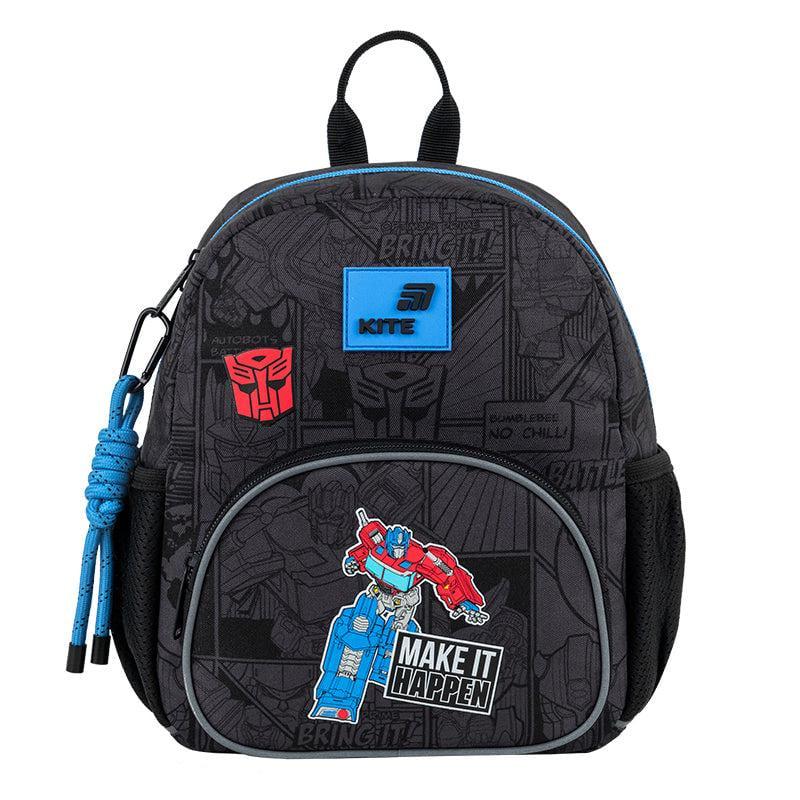 Рюкзак детский KITE Kids Transformers 29х22,5х12 см 8,5л Темно-серый (TF26-2727XS)