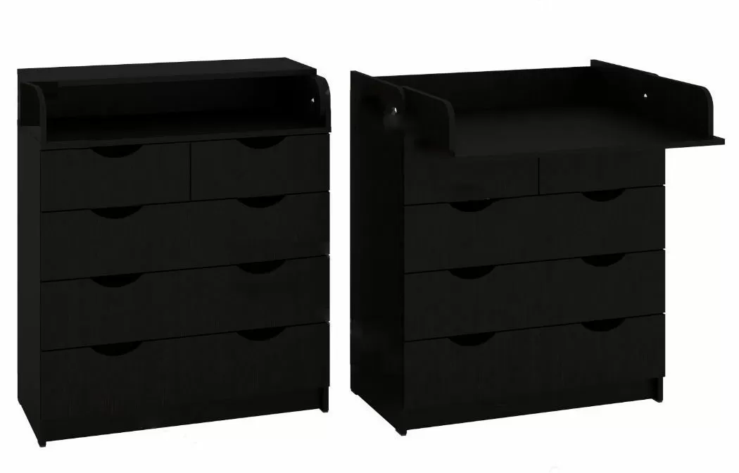 Комод пеленатор К 3+3 Венге темный (00026pehot) - фото 3 Комод пеленатор К 3+3 Венге темный (00026pehot) - фото 3