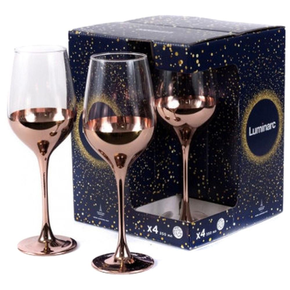 Набор бокалов Luminarc Celeste Electric Cooper 4 пр. Бронзовый (O0081-1) - фото 2 Набор бокалов Luminarc Celeste Electric Cooper 4 пр. Бронзовый (O0081-1) - фото 2