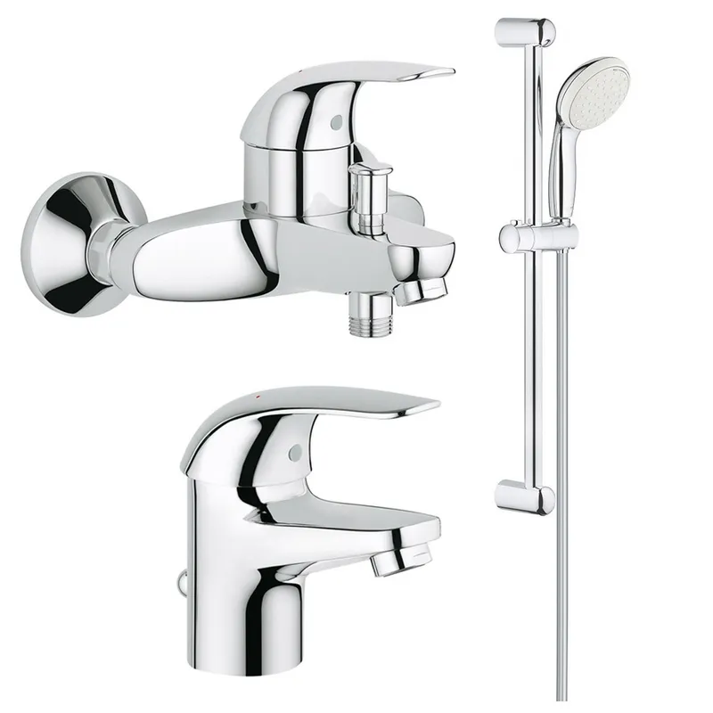 Набір змішувачів для ванни Grohe Euroeco (123226S) Набір змішувачів для ванни Grohe Euroeco (123226S)
