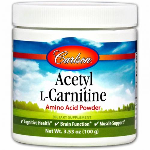 Комплекс Ацетил/Карнітін Carlson Labs Acetyl-L-Carnitine 100 г