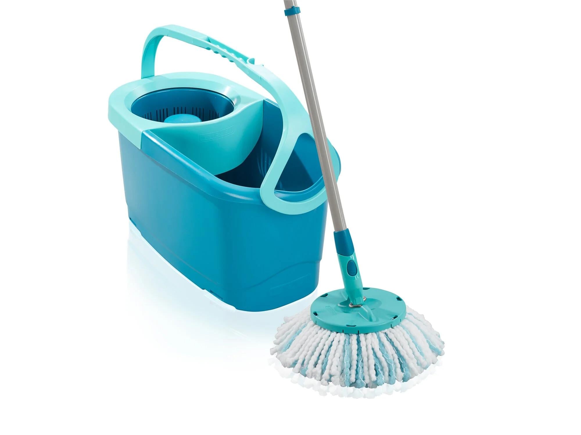 Набор для мытья полов Leifheit CLEAN TWIST Ergo Disc Mop Set 52101 с ведром и центрифужным отжимом