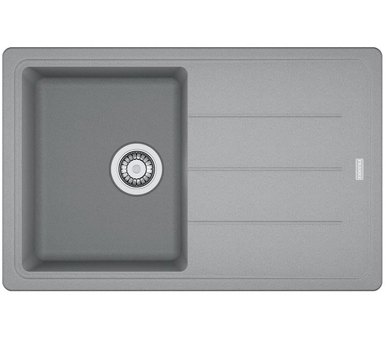 Мойка для кухни с крылом Franke Basis BFG 611-78 фрагранитная прямоугольная Серый камень (114.0565.087)