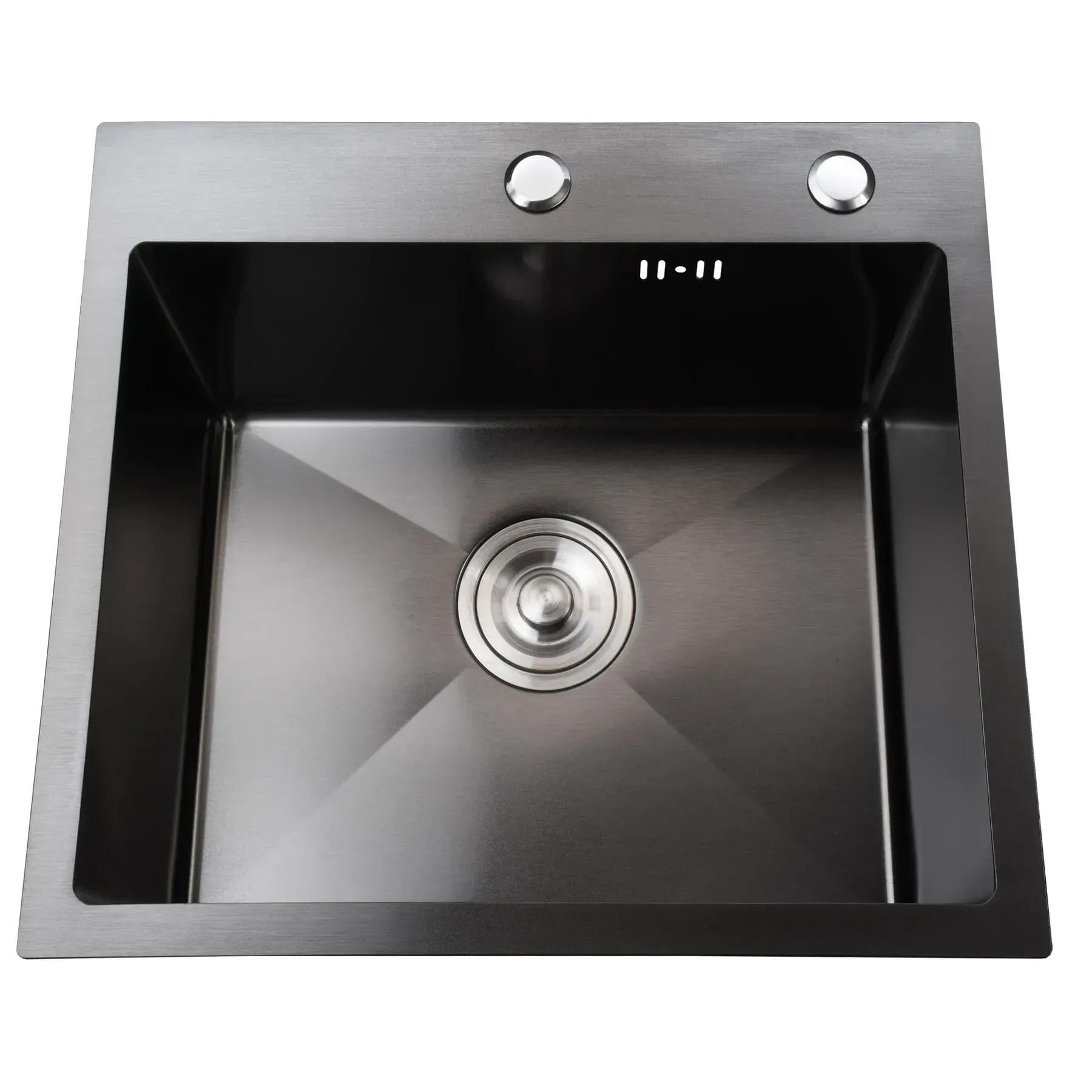 Мийка кухонна Mira 5045HG 3 мм 500х450 мм з дозатором Графіт (32090)