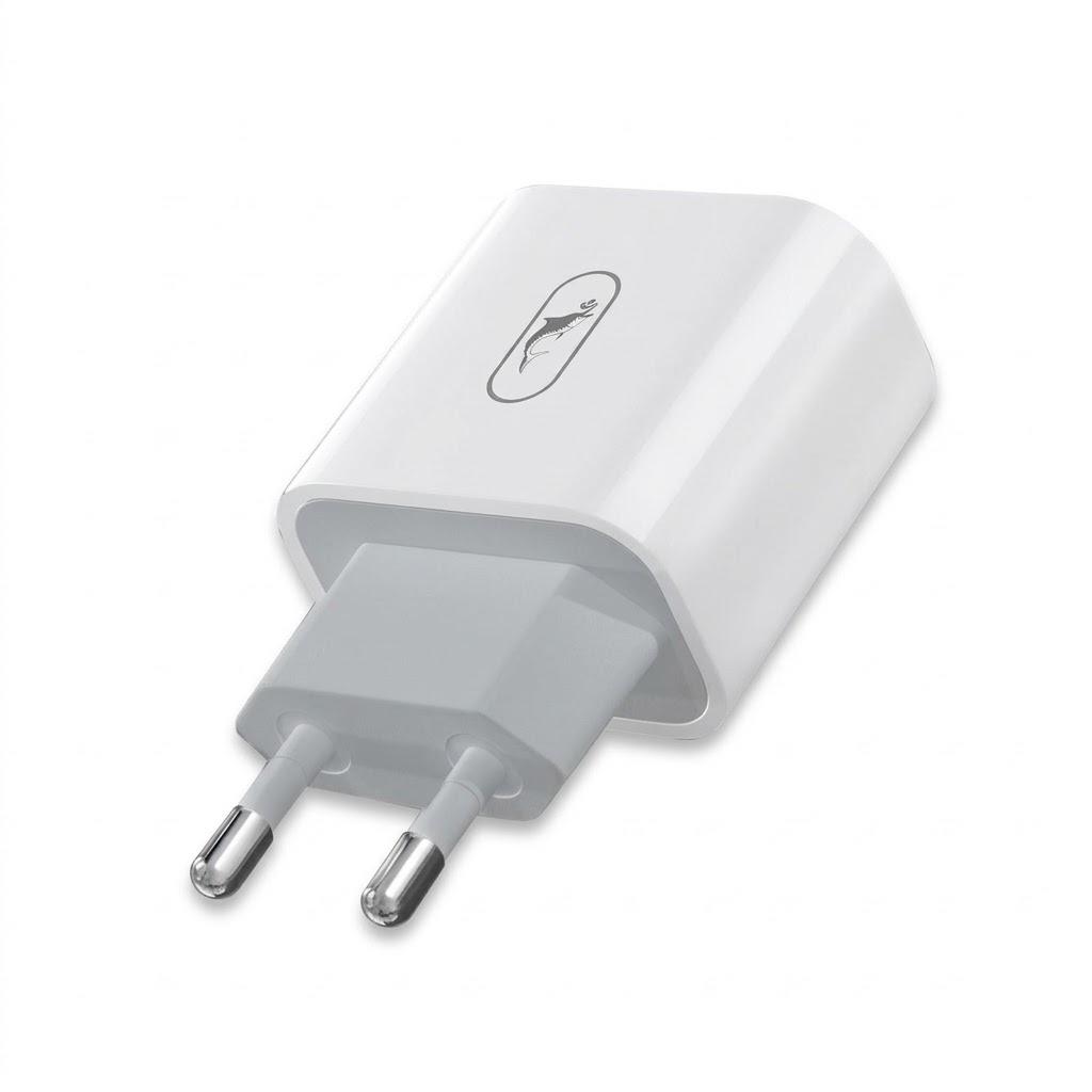 Зарядное устройство сетевое SkyDolphin SC20 PD+QC3.0 18W USB-A USB-C White (SDMZP-000121)