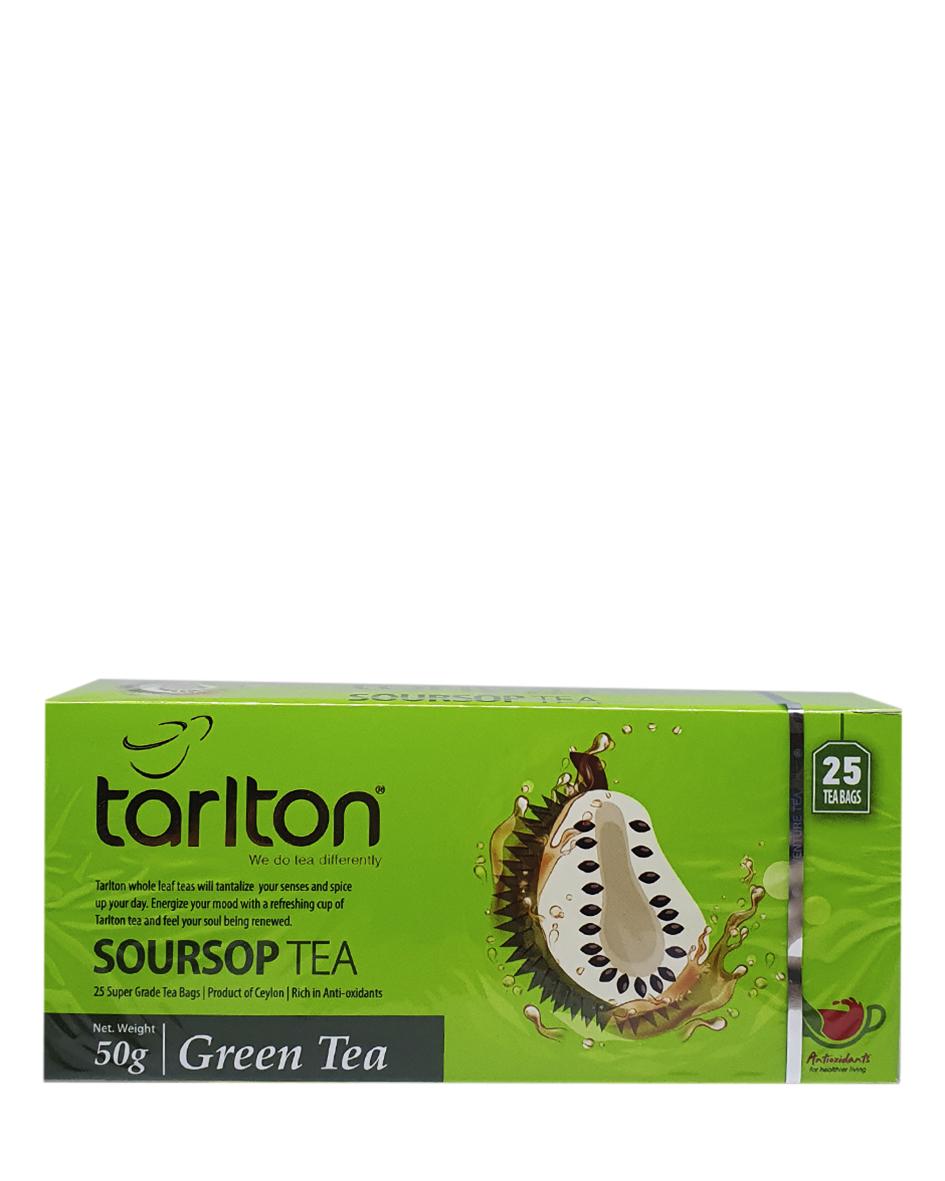 Чай зелений Tarlton Soursop Tea Саусеп 25 шт. 2 г (55670) - фото 3 Чай зелений Tarlton Soursop Tea Саусеп 25 шт. 2 г (55670) - фото 3