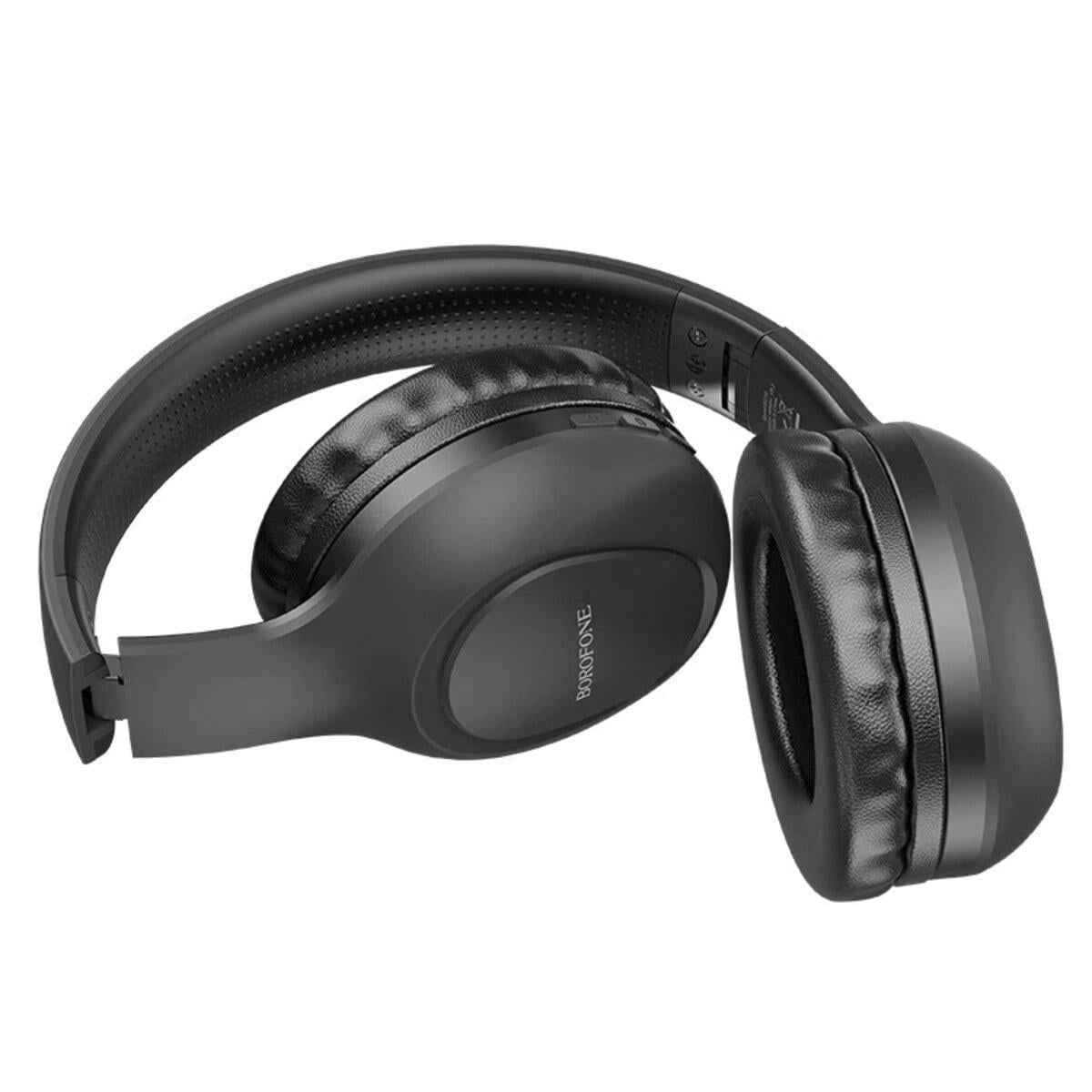 Наушники беспроводные Borofone BO19 Musique BT headphones 200 mAh Black (573164)