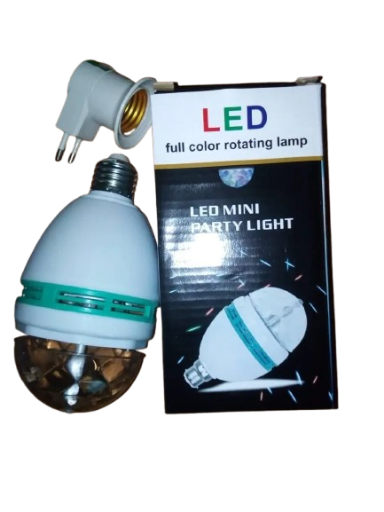 Светодиодная лампа Хатка Звездное небо 8 см Разноцветный