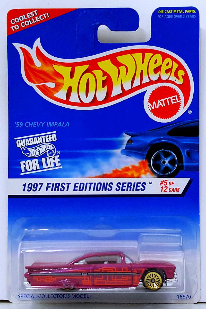 Игрушечная машинка Hot Wheels 59 Chevy Impala 1997 First Editions №517 (16670)