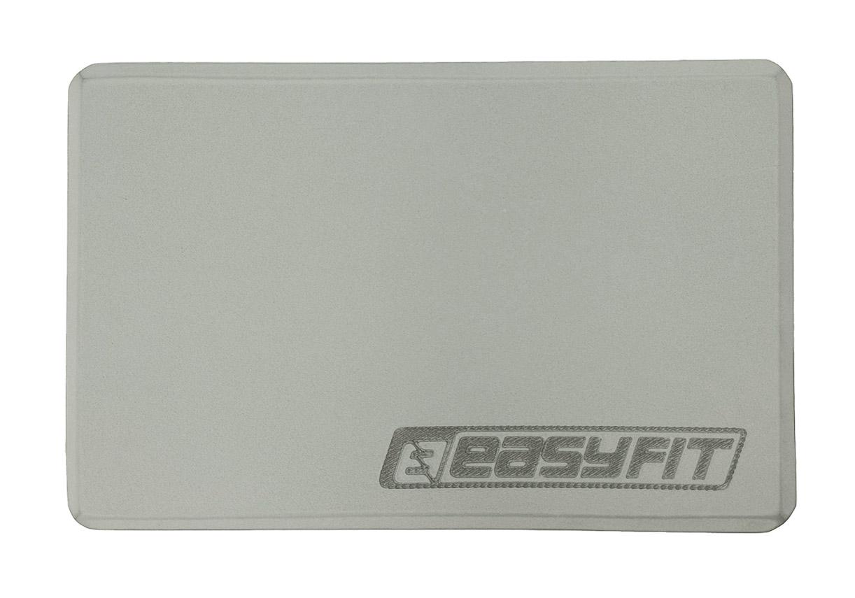 Блок для йоги EasyFit EVA 23х15,5х7,5 см Серый (EF-YB200GY) - фото 2