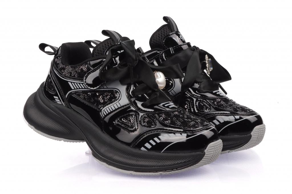 Кросівки для дівчаток р. 35 Чорний (1305)