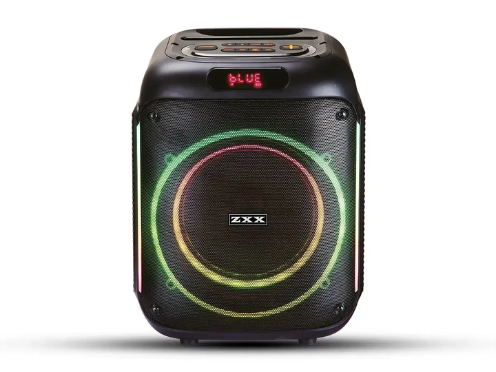 Колонка акустическая ZXX-5502 TWS/FM/USB/TF 800 Вт на аккумуляторе с микрофоном 1x8" 285х270х365 мм (ML-04488) Колонка акустическая ZXX-5502 TWS/FM/USB/TF 800 Вт на аккумуляторе с микрофоном 1x8" 285х270х365 мм (ML-04488)