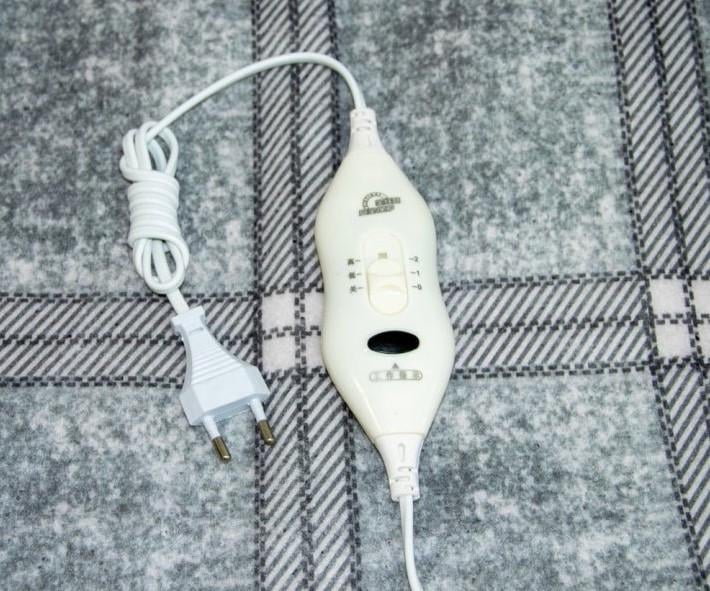 Электропростынь Клетка 2 режима работы 150x170 см Серый - фото 4 Электропростынь Клетка 2 режима работы 150x170 см Серый - фото 4