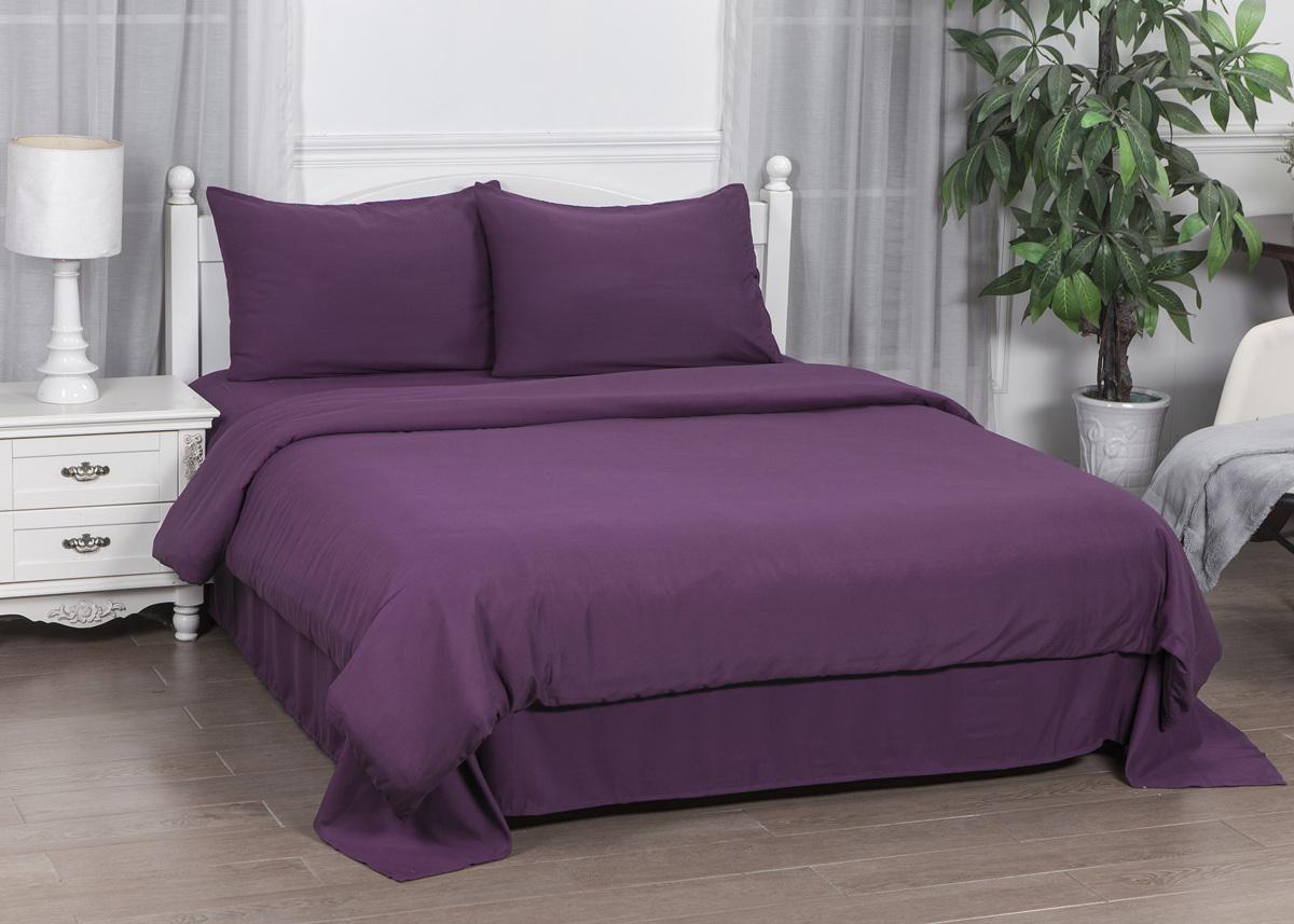Комплект постільної білизни Soho Євро 200x220 см Delicacy Plum (UG-PATTERN 7-E)