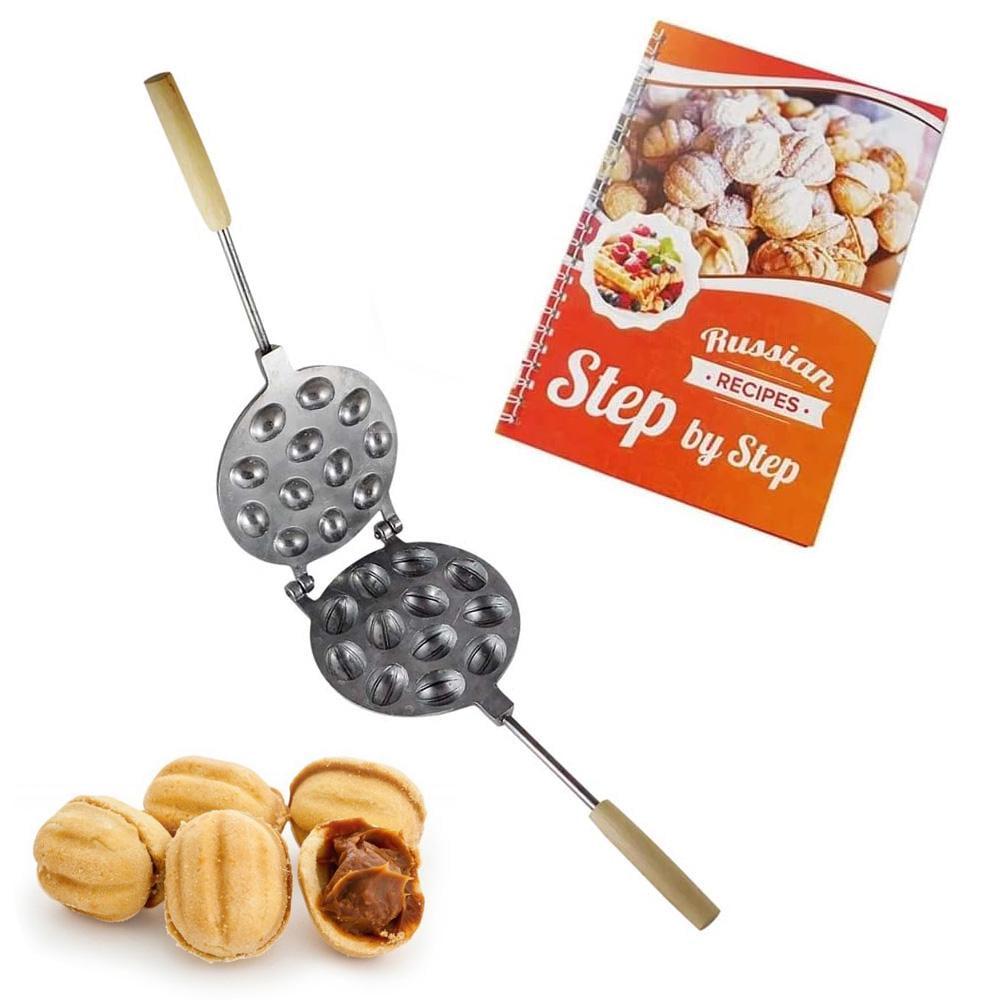 Форма для выпечки ХЕАЗ на 12 орешков 40х16х4 см (18165029) - фото 12 Форма для выпечки ХЕАЗ на 12 орешков 40х16х4 см (18165029) - фото 12