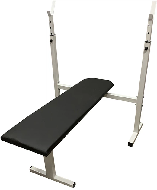 Скамейка для жима горизонтальная со стойками Newt Standard
