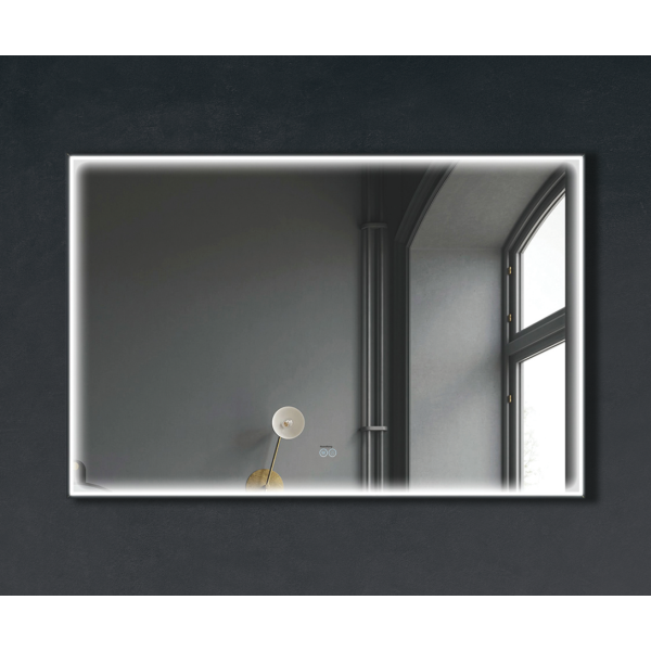 Дзеркало прямокутне для ванної кімнати Insana 317 з LED-підсвічуванням 80х60 см (А0054887)