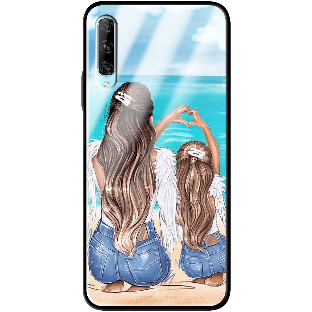 Чехол Boxface Huawei P Smart Pro Family Vacation Черный силикон со стеклом (38612-up2380-39402)