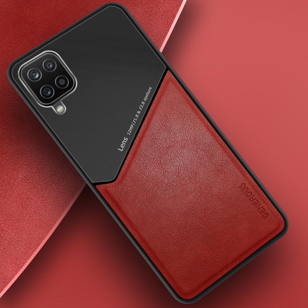 Комбинированный чехол Generous на Samsung Galaxy A12 A125 Red (20005-2D)