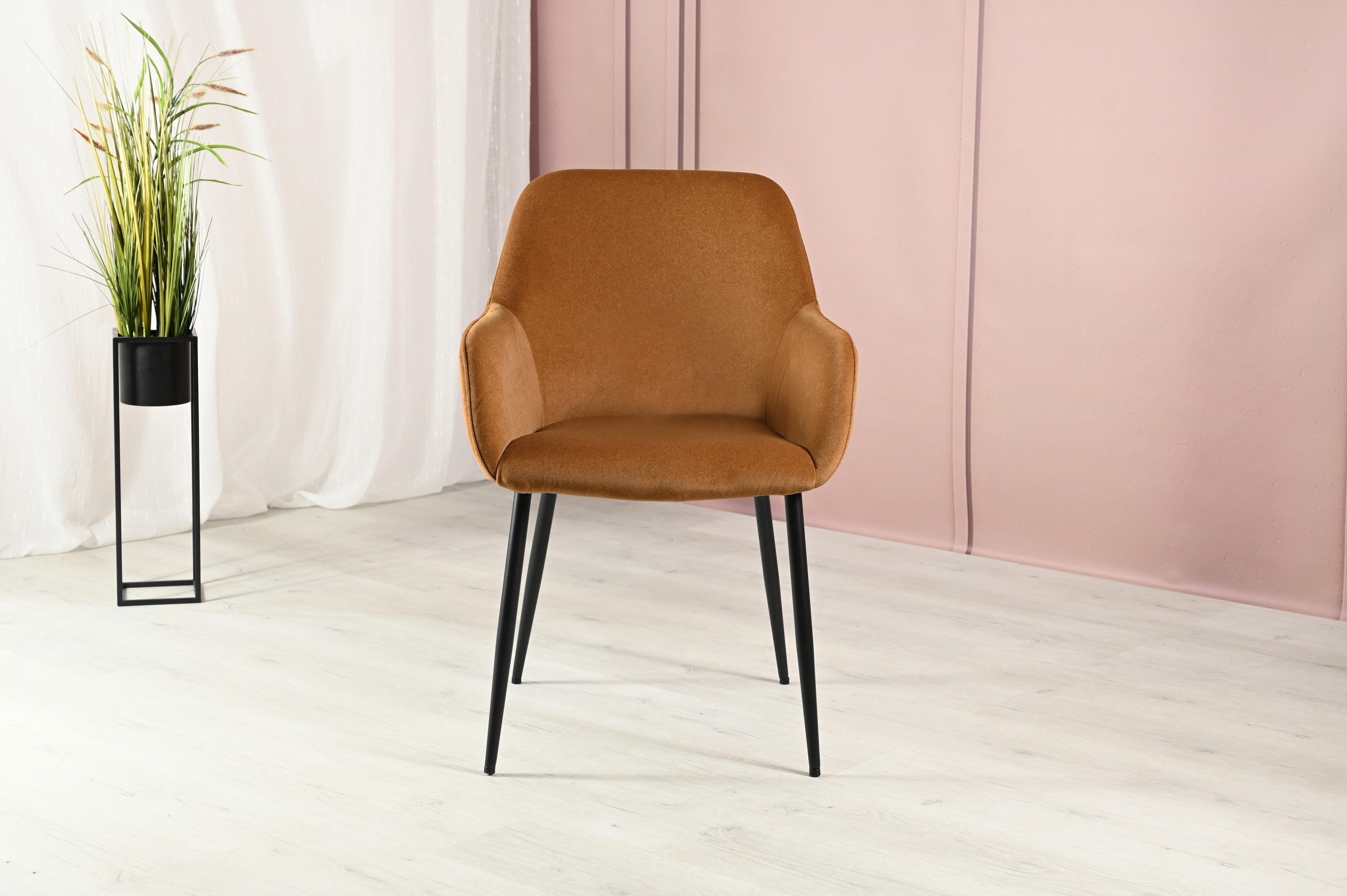 Стілець обідній Vetro M-220 Карамель/Чорний - фото 5 Стілець обідній Vetro M-220 Карамель/Чорний - фото 5