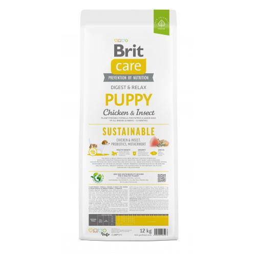 Корм сухий Brit Care Dog Sustainable Puppy для цуценят з куркою та комахами 12 кг - фото 4 Корм сухий Brit Care Dog Sustainable Puppy для цуценят з куркою та комахами 12 кг - фото 4